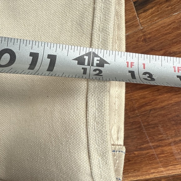 Vtg‎ LL Bean Boat Tote Canvas Crinkle Heritage 80s Made in USA 23 X 12 - Picture 7 of 11